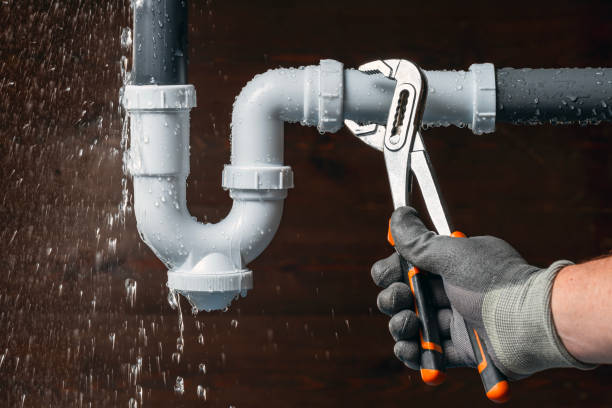 Professional Emergency Plumber technician working in Fayette City, PA
